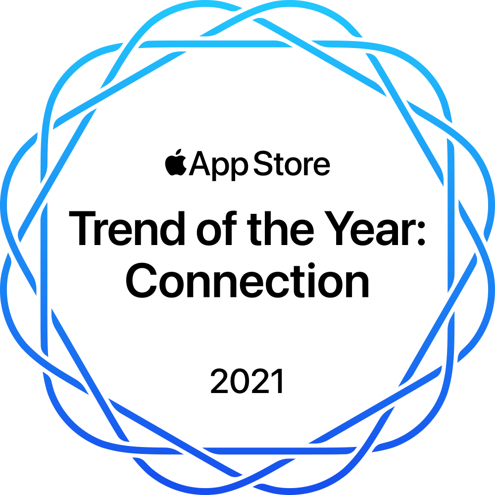 App Store-pris för Trend of the Year: Connection, 2021